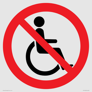 P914 Prohibition: No disabled access